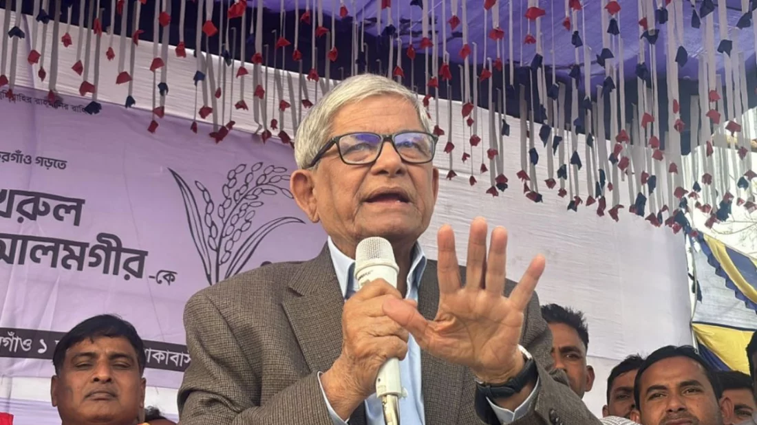 যারা স্বাধীনতায় বিশ্বাসী নয়, তাদের ভোট দিয়ে দেশের সর্বনাশ না করার আহ্বান মির্জা ফখরুলের